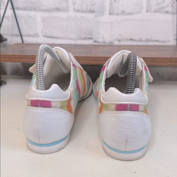 COACH CLASSIC SIGNATURE KYRIE VINTAGE TENNIS JOGGING SNEAKER SHOES WOMENS 8 - Picture 5 of 6